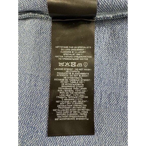 Balmain  Trompe L'oeil Denim Leggings size 44 US 12 NWT $1850 Made in France - Picture 12 of 13